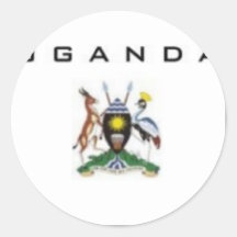 Uganda Customized Product Round Stickers