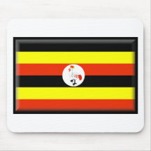 Uganda Flag Mouse Pads