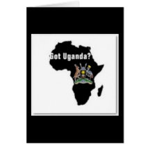 Uganda T-Shirts And Etc Greeting Card