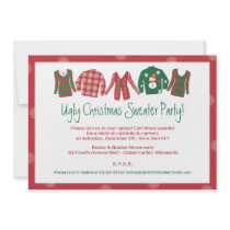 Ugly Christmas Sweater Party Invitation
