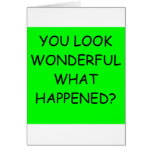 ugly insult greeting card