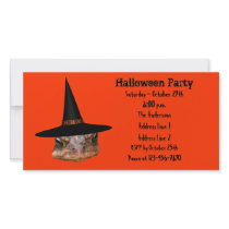 Ugly Toad Face Halloween Party Invite