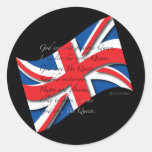 UK Anthem Blk Sticker