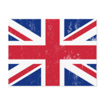 UK British Great Britain England English Flag Postcard