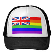 uk country gay proud rainbow flag homosexual mesh hat
