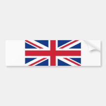 UK Flag Bumper Stickers