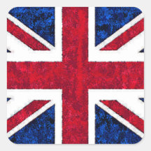 UK FLAG SQUARE STICKER