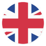 UK Flag Round Sticker
