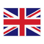 UK flag Union Jack postcard