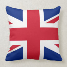 uk flag union jack throw pillow