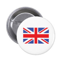 UK flag - united kingdom Pinback Buttons