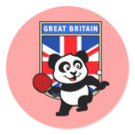 UK Table Tennis Panda Stickers