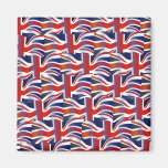 Uk Wavy Flag Wallpaper Magnet