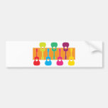 Uke Graphic Bumper Stickers