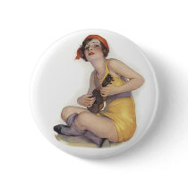 Uke Playing Flapper Button