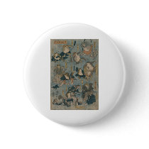 Ukiyo-e Frogs Pins