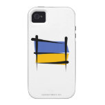 Ukraine Brush Flag Vibe iPhone 4 Cover