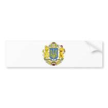 Ukraine coat of arms bumper sticker