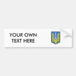 Ukraine- Coat of Arms Bumper Sticker