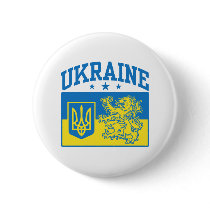 Ukraine Coat of Arms Button