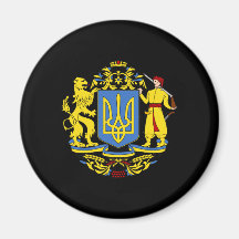 Ukraine Coat of Arms Refrigerator Magnets