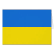 Ukraine Flag Notecard