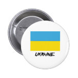 Ukraine Flag Pinback Buttons