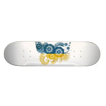 Ukraine Flag Skate Deck
