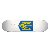 Ukraine Lesser Coat Of Arms Skate Board Deck