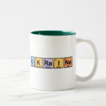 Ukraine made of Elements Mugs