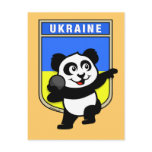 Ukraine Shot Put Panda postcards