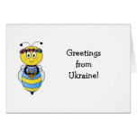 Ukrainian Bee Series Card