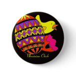 Ukrainian Chick Folk Fest Fun buttons