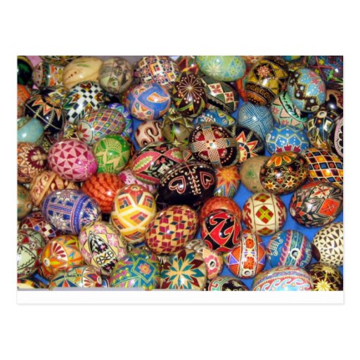 Ukrainian Easter Eggs Postcard