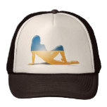 Ukrainian Girl Silhouette Flag Trucker Hat