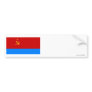 Ukrainian SSR Flag Bumper Sticker