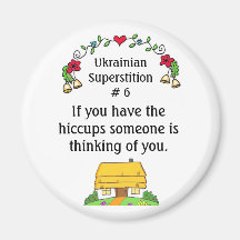 Ukrainian Superstitions Fridge Magnet