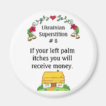 Ukrainian Superstitions Fridge Magnet
