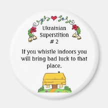 Ukrainian Superstitions Fridge Magnets