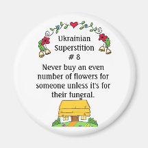 Ukrainian Superstitions Magnets