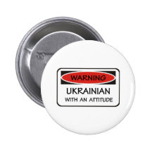 Ukrainian With An Attitude Button