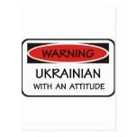 Ukrainian With An Attitude Post Card