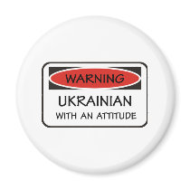 Ukrainien avec une attitude aimants