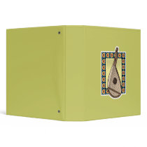 Ukranian Bandura Vinyl Binder