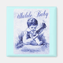 Ukulele Baby Magner Refrigerator Magnet