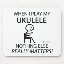 Ukulele Nothing Else Matters Mousepads