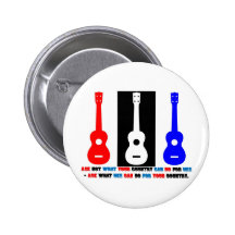 Ukulele Patriotism Buttons