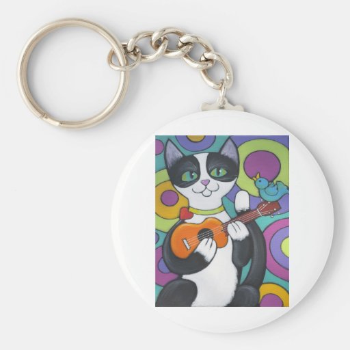 Ukulele Serenade Key Chains