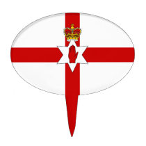 Ulster Banner Northern Ireland Flag cake picks