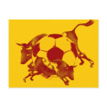 Ulta hot Spanish Running of the bulls soccer gifts Postcard